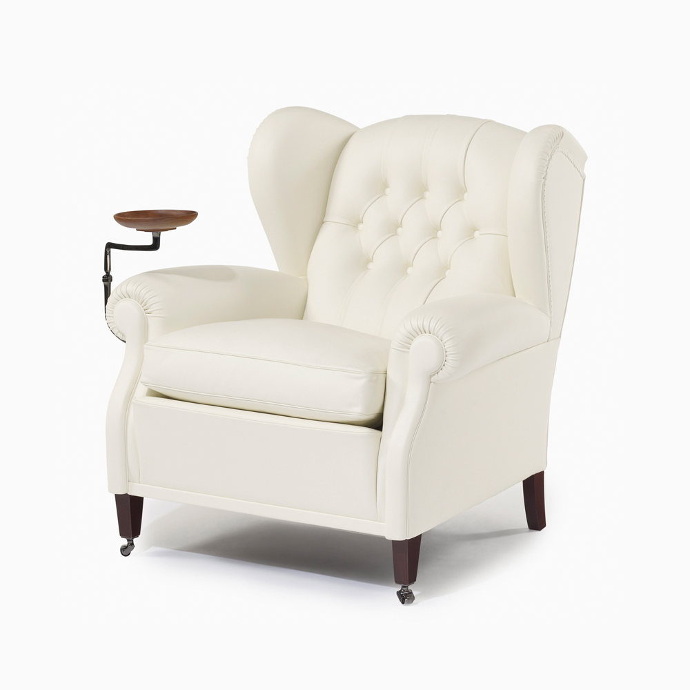 PoltronaFrau（ポルトローナ・フラウ）アームチェア「1919」革ホワイト色