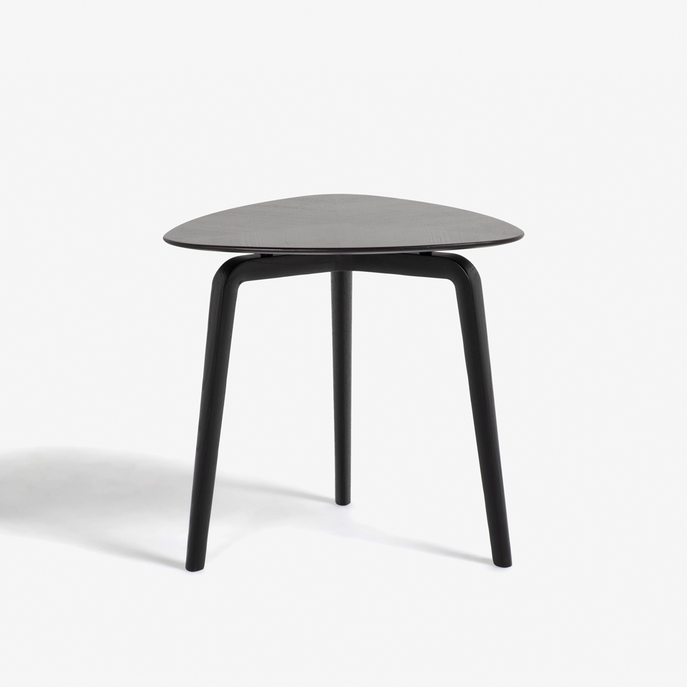 PoltronaFrau(ポルトローナ・フラウ)サイドテーブル 「フィオリーレ ハイタイプ」アッシュ材ダークブラウン色