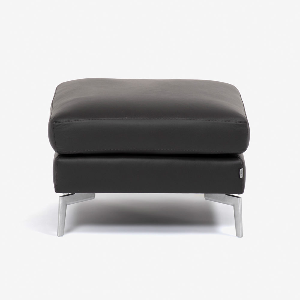 erba（エルバイタリア）オットマン「ベラビスタ」革ダークブラウン色 ARREDO5029
