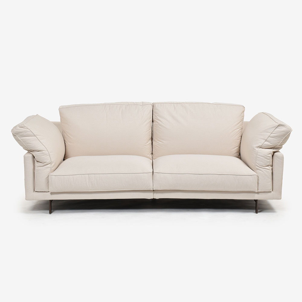 erba（エルバイタリア）ソファ「カモーリ」幅234cm 布アイボリー色 #0ACAPULCO111【セール対象品のため25%OFF】【お手入れキットの特典付き】