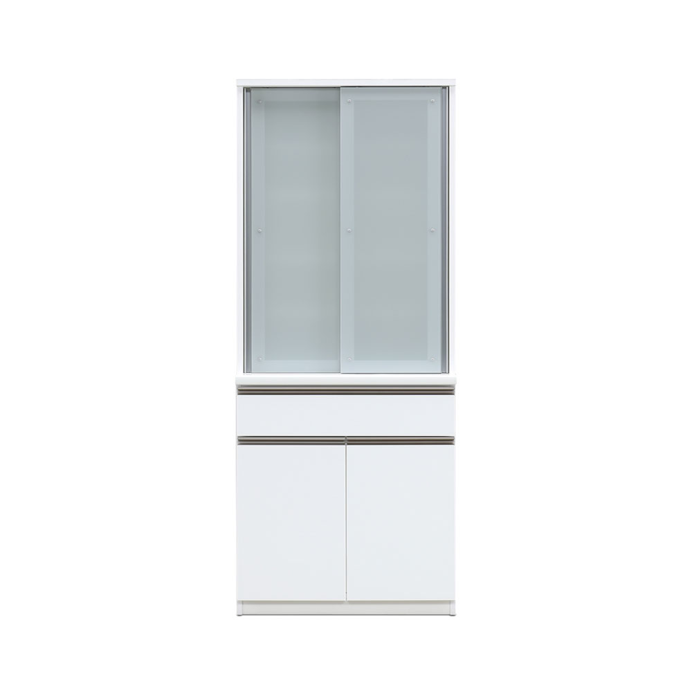 ダイニングボード「ココ 80」幅78cm 奥行49cm 高さ198cm ホワイト【セール対象品のため5%OFF】
