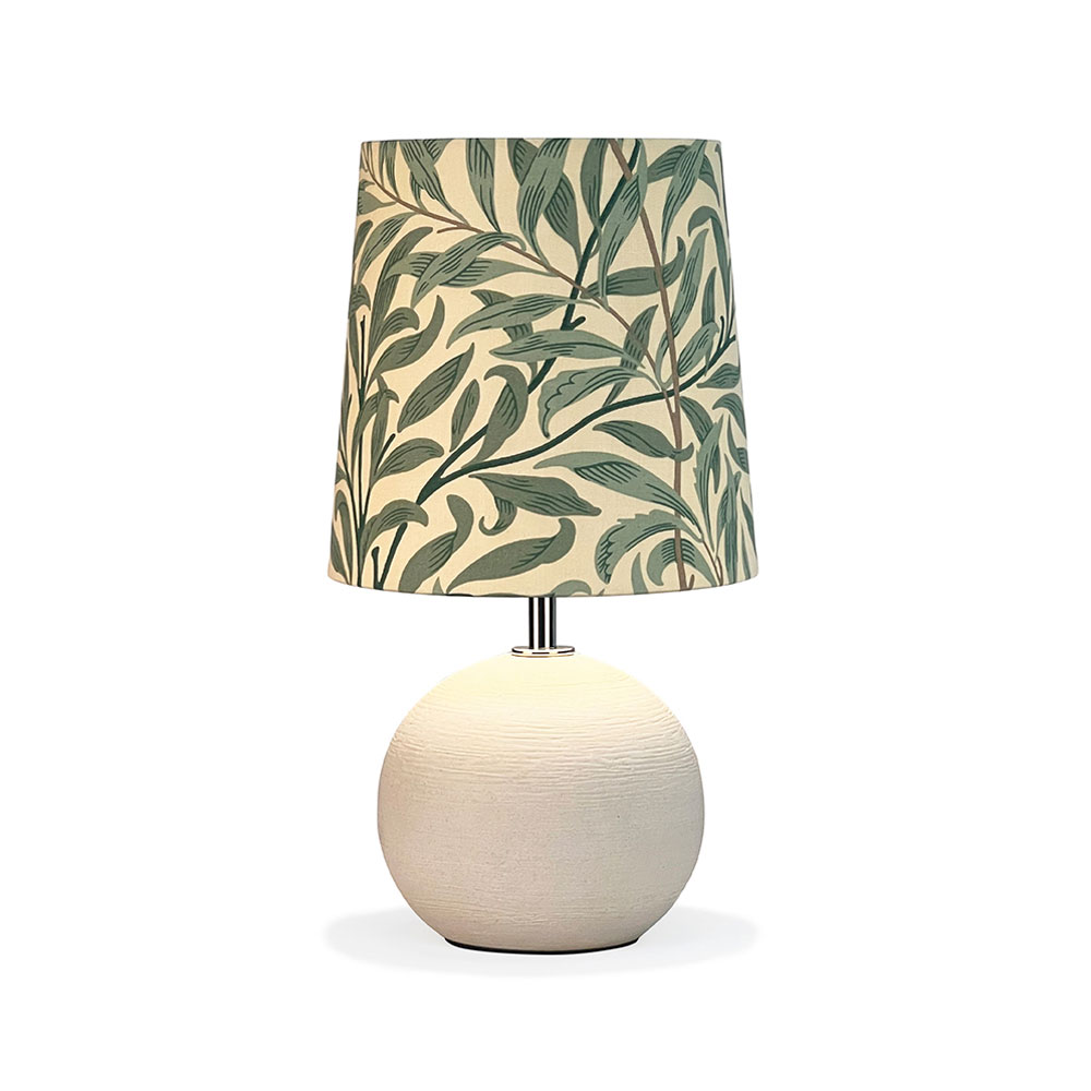 テーブルスタンド「miｍi lamp ウィローボウ HT1008-WH-WIL」ランプ別売