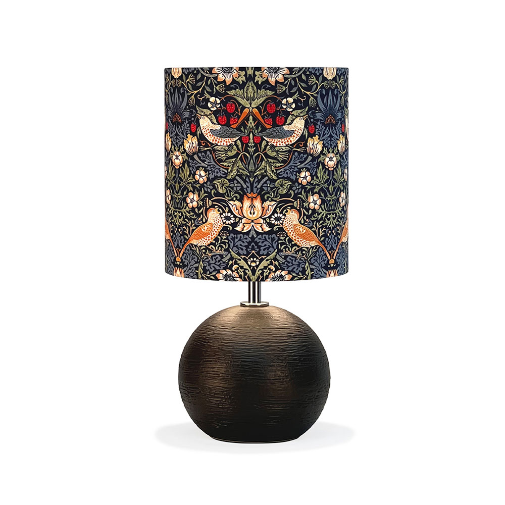 テーブルスタンド「mimi lamp いちご泥棒 HT1008-BK-STC」ランプ別売