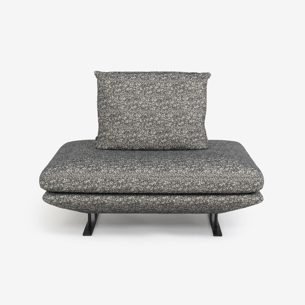 ligne roset（リーン・ロゼ）ソファ「ロゼプラド」1人掛け（1PL）ハイタイプ  背クッション1個付き 幅120cm 布＃RJ-627【受注生産品】【LIGNE ROSET FAIR 6月28日(日)まで15%OFF】