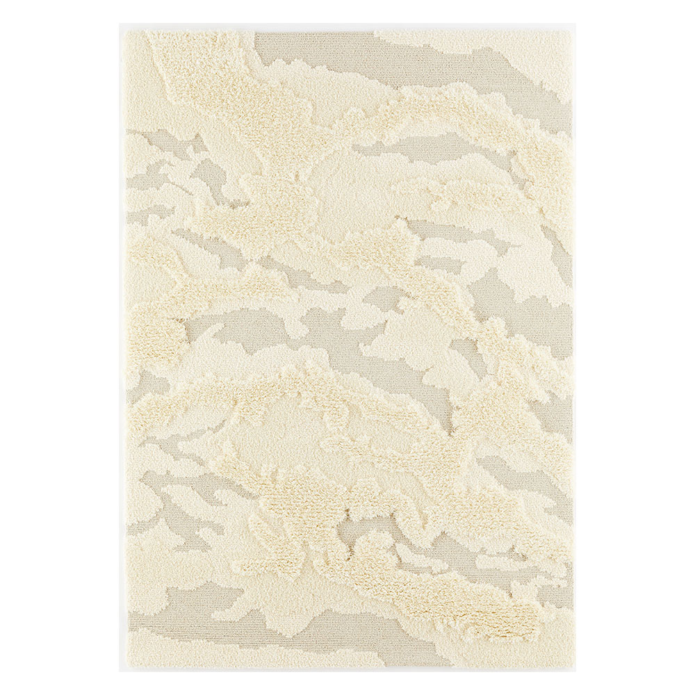 山形緞通　手刺緞通「WASHI」Mサイズ(幅140x長さ200cm) 防炎【受注生産品】