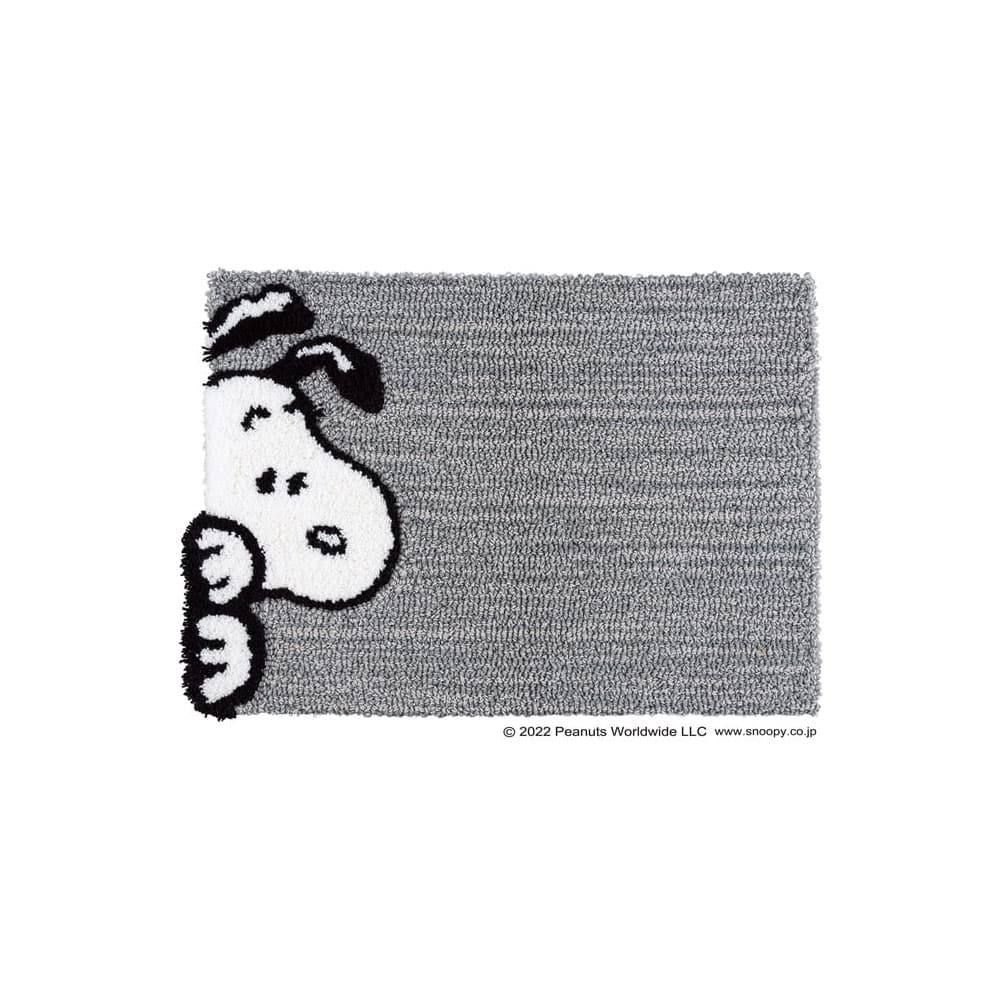 マット 「スヌーピー チラリマット」 65ｘ45cm PEANUTS（ピーナッツ）