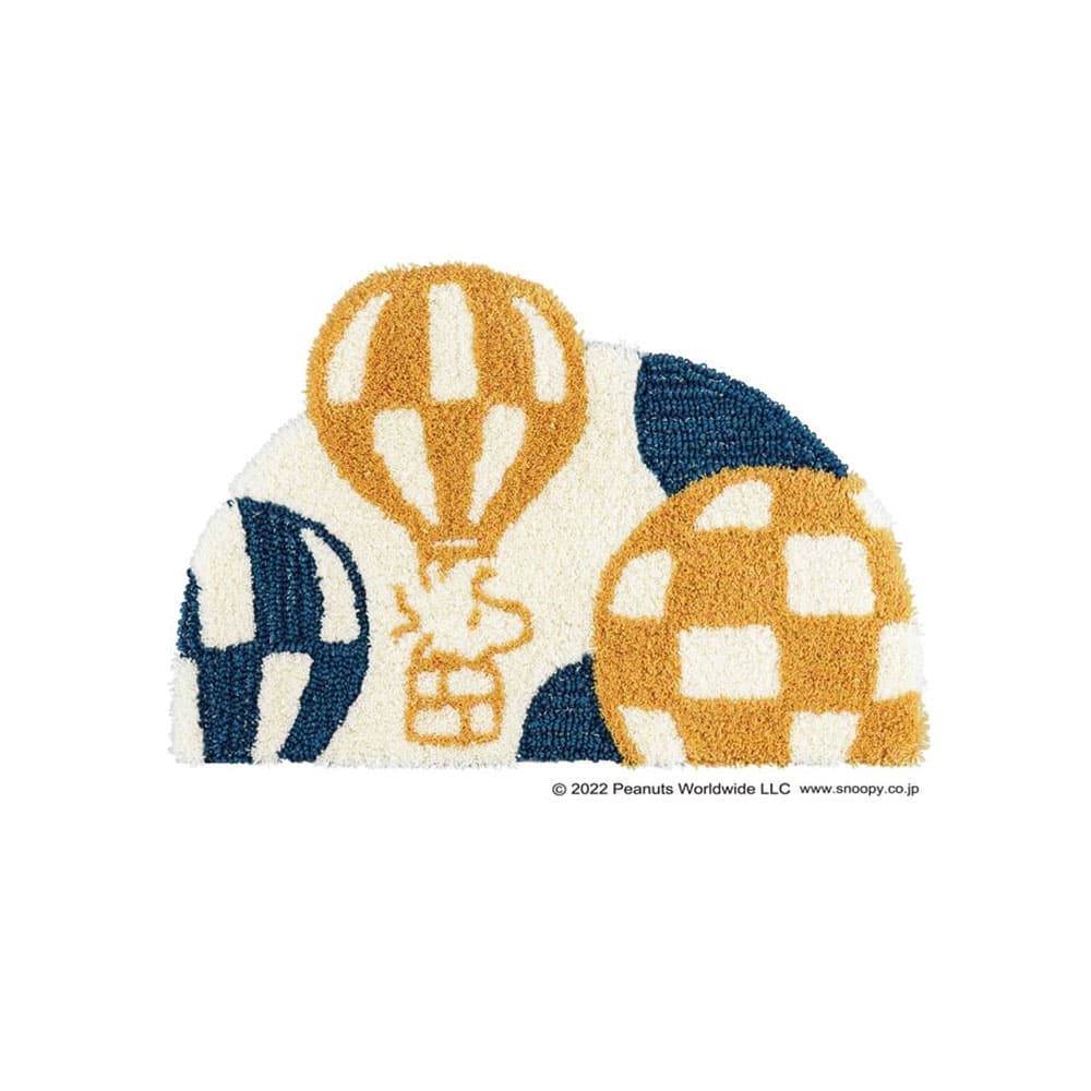 マット「スヌーピー バルーンマット」 70ｘ48cm PEANUTS（ピーナッツ）