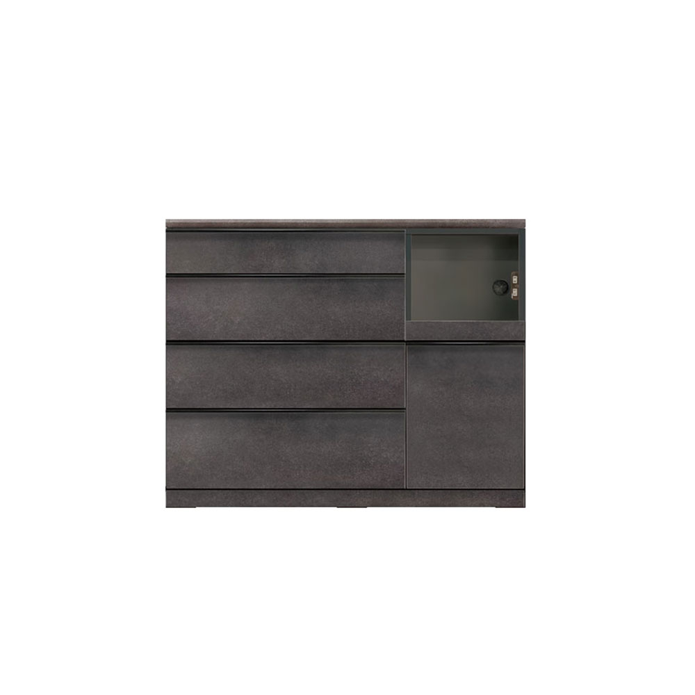 AYANO(綾野製作所)キッチンカウンター「スピネル」奥行50cm 高さ96.3cm 幅全3サイズ 全3色【受注生産品】【セール対象品のため5%OFF】