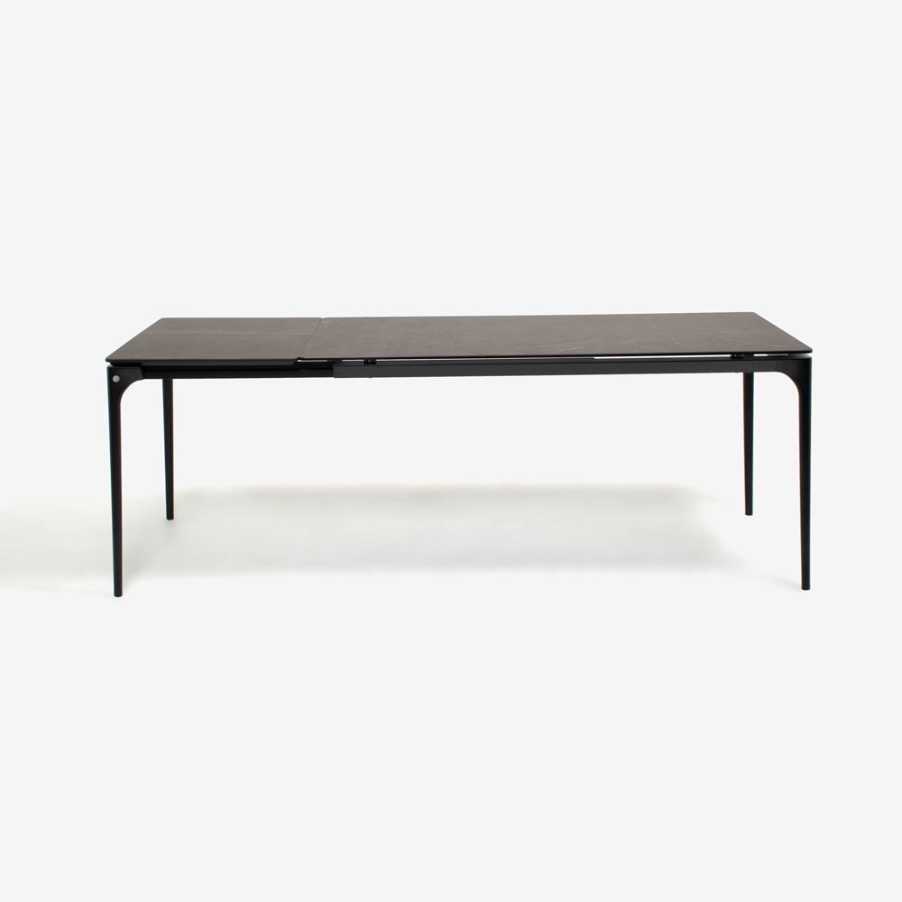 Calligaris（カリガリス）伸長式ダイニングテーブル「Silhouette CS4125-R」 幅160-220cm 天板セラミックガラス
