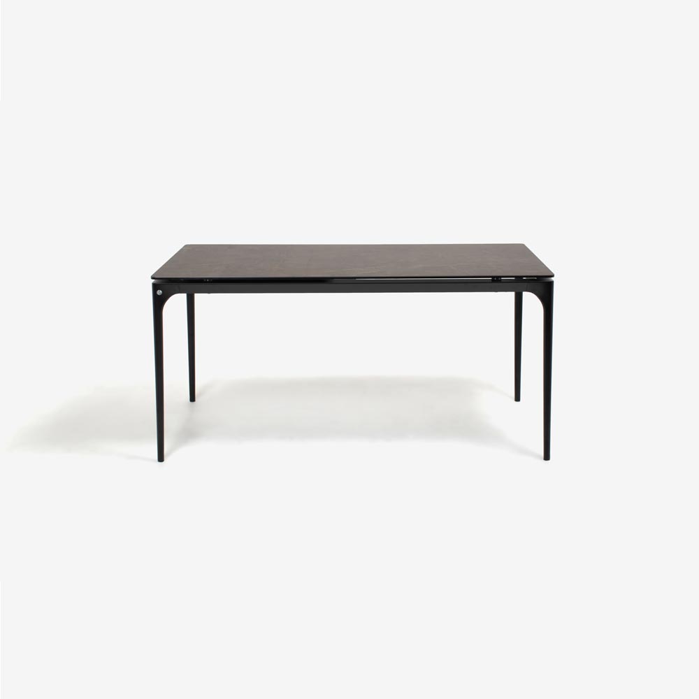 Calligaris（カリガリス）伸長式ダイニングテーブル「Silhouette CS4125-R」 幅160-220cm 天板セラミックガラス