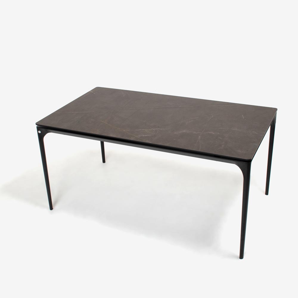 Calligaris（カリガリス）伸長式ダイニングテーブル「Silhouette CS4125-R」 幅160-220cm 天板セラミックガラス