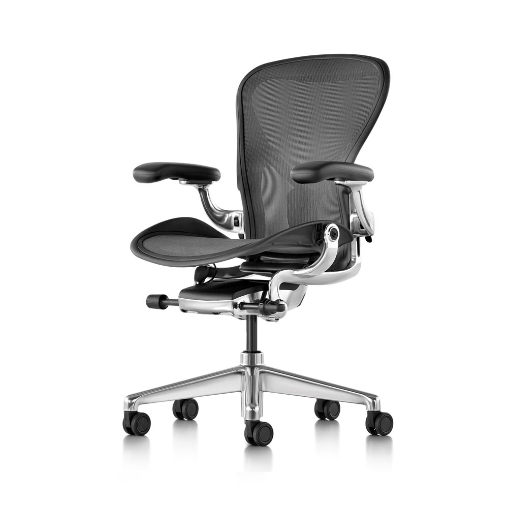 HermanMiller(ハーマンミラー)「アーロンチェア リマスタード」ポリッシュ Bサイズ【Home Office Sale 5月31日(日)まで20%OFF】