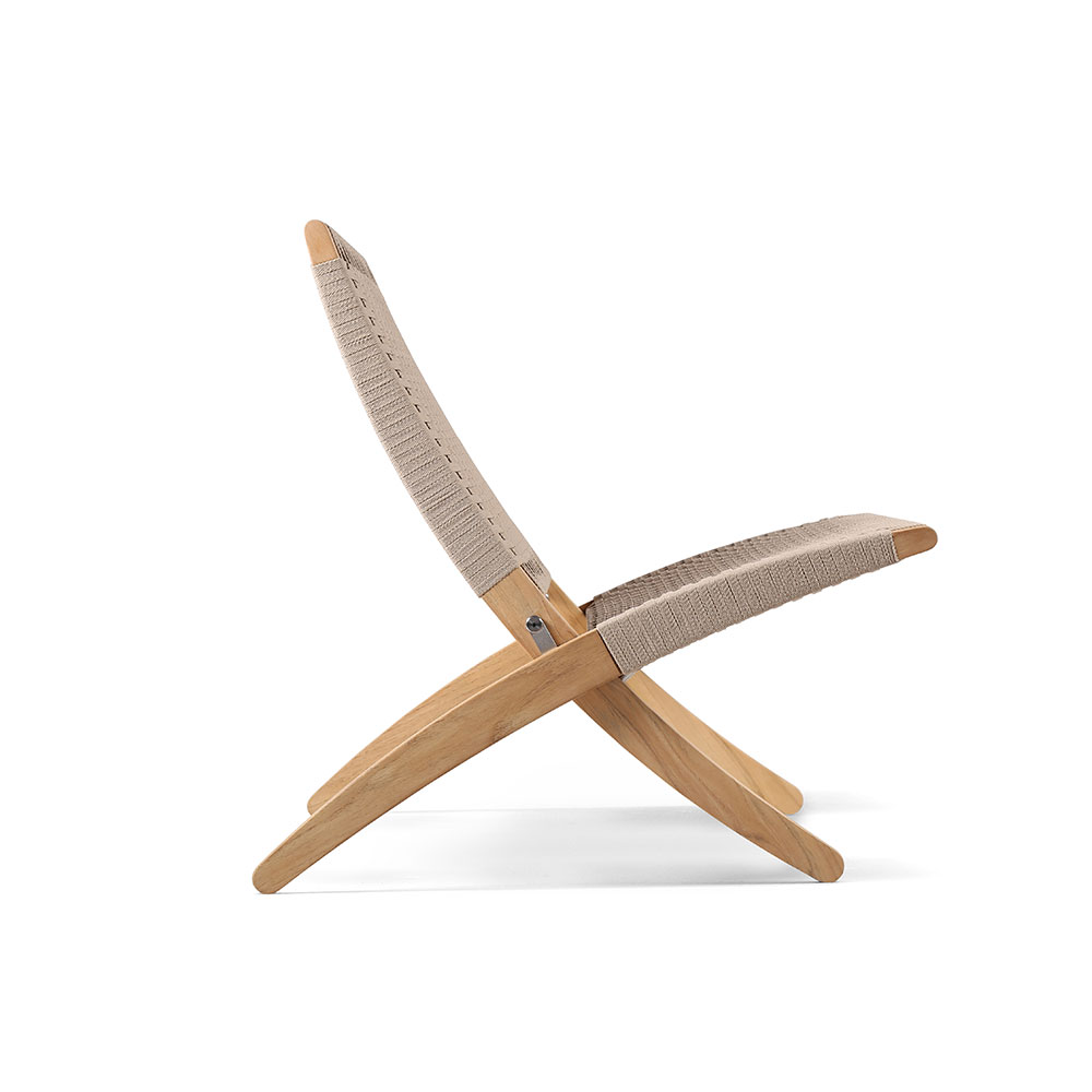 カール・ハンセン＆サン ラウンジチェア「MG501 OUTDOOR CUBA CHAIR」チーク材 フラットロープ全2色【受注生産品】