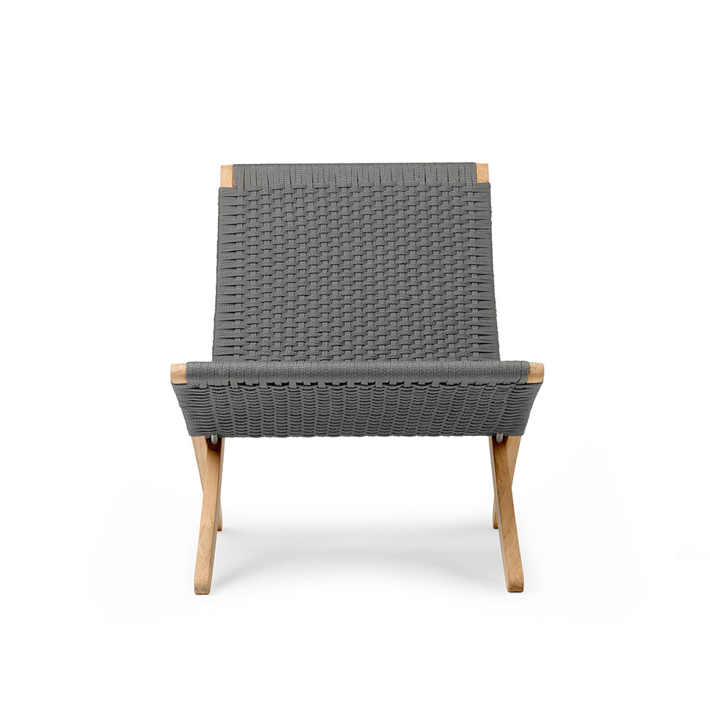 カール・ハンセン＆サン ラウンジチェア「MG501 OUTDOOR CUBA CHAIR」チーク材 フラットロープ全2色【受注生産品】