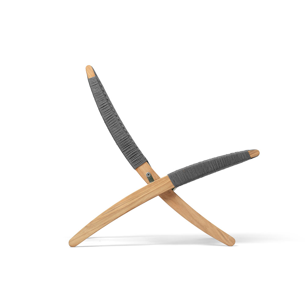 カール・ハンセン＆サン ラウンジチェア「MG501 OUTDOOR CUBA CHAIR」チーク材 フラットロープ全2色【受注生産品】
