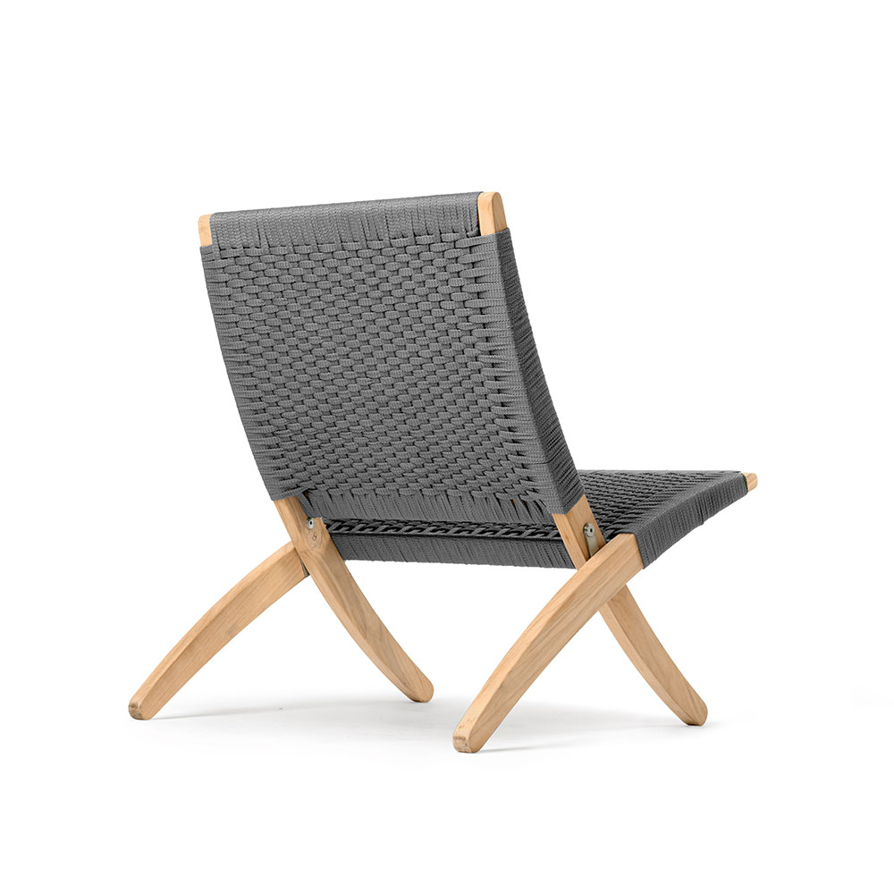 カール・ハンセン＆サン ラウンジチェア「MG501 OUTDOOR CUBA CHAIR」チーク材 フラットロープ全2色【受注生産品】