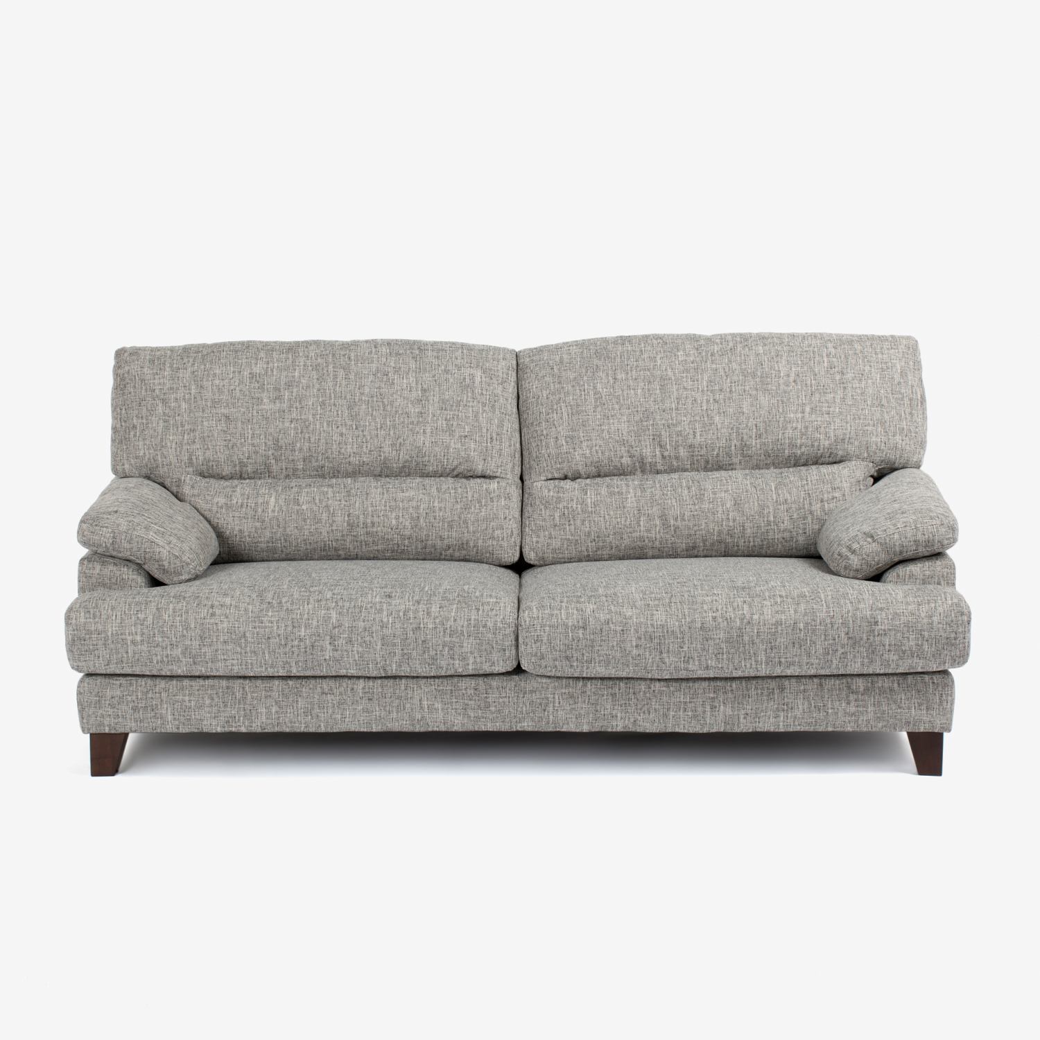 ソファ 3人掛け「アクア SD-341C」幅196cm 布#FG220-17D ライトグレー色 脚部全2色