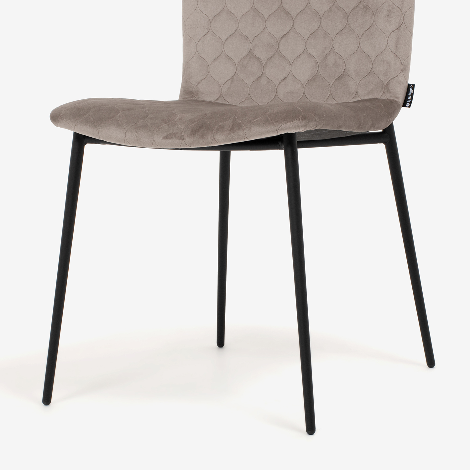 Calligaris（カリガリス）ダイニングチェア「Love CS1885-A」布グレージュ色