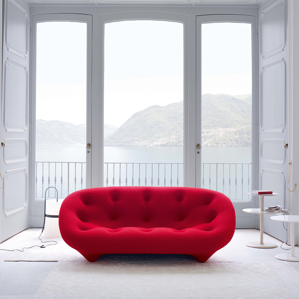ligne roset（リーン・ロゼ）ラブソファ「ロゼプルム」2人掛け 幅202cm  布R-852【受注生産品】【LIGNE ROSET FAIR 6月28日(日)まで15%OFF】