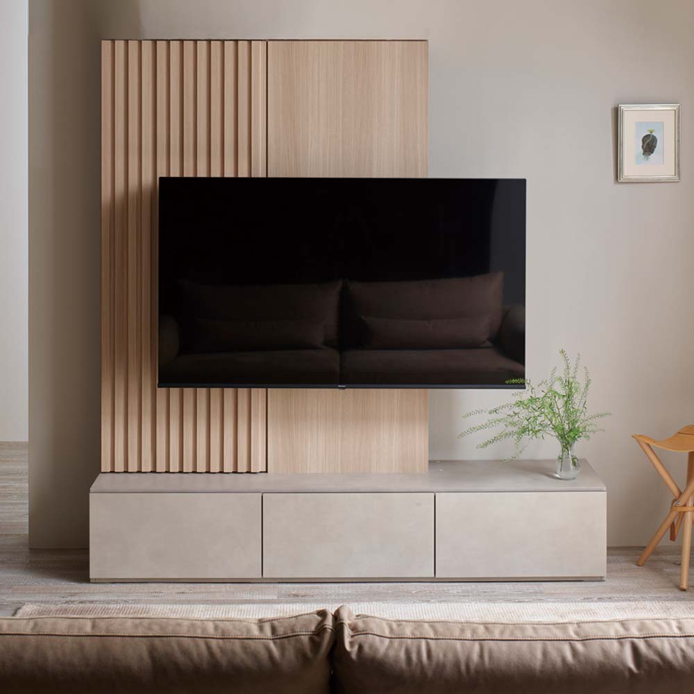 Pamouna（パモウナ）テレビボード「KP-1800」幅180cm 全16色【壁掛けTV金具セット】