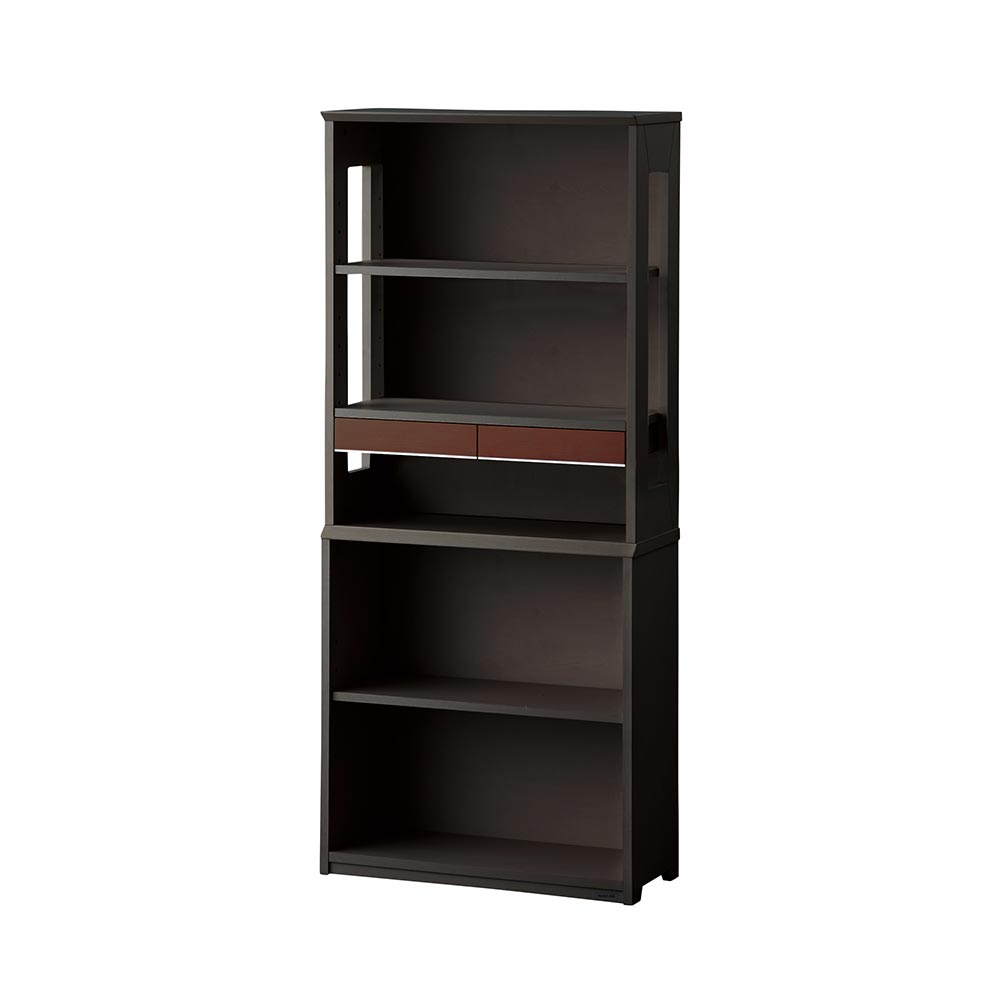 シェルフ「WISE ワイズ 70ミドルシェルフ KWB-652BW」BW色【セール対象品のため5%OFF】