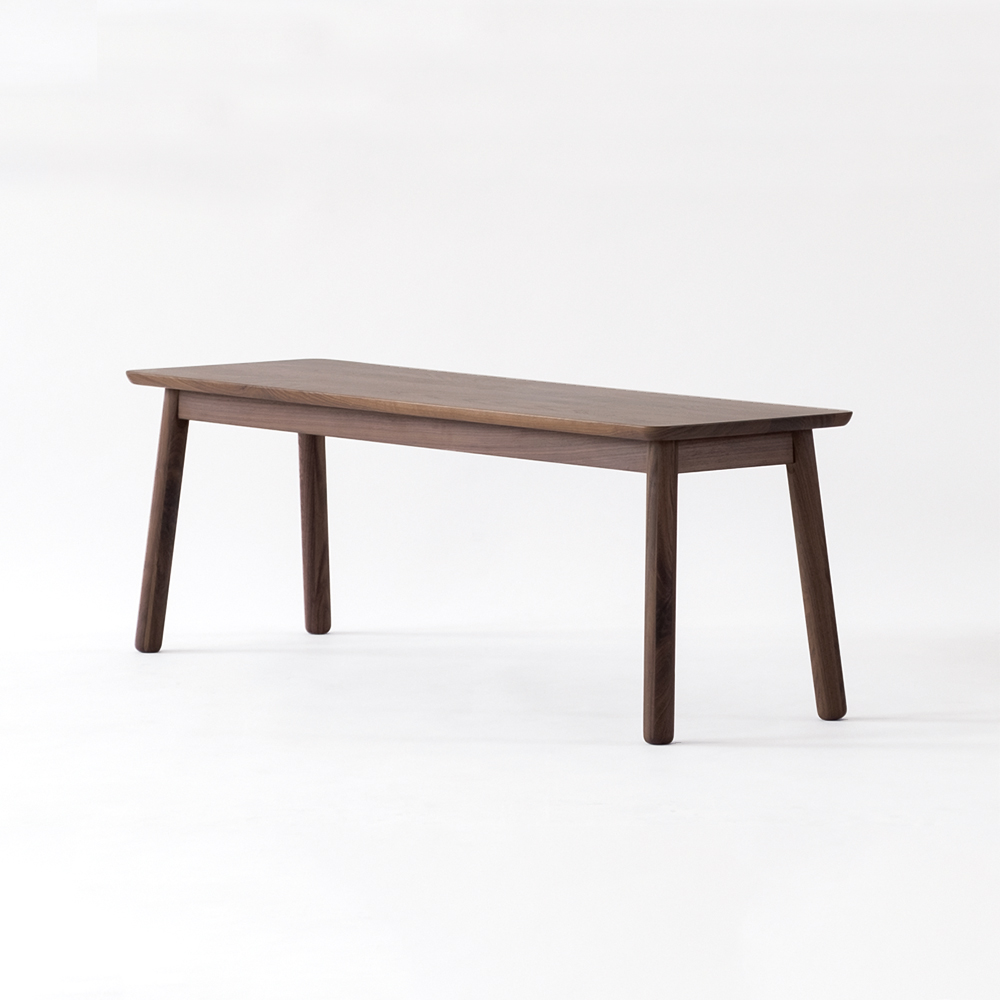 IKASAS（イカサ）ベンチ「SUIPPO-スイッポ BENCH」ウォールナット材