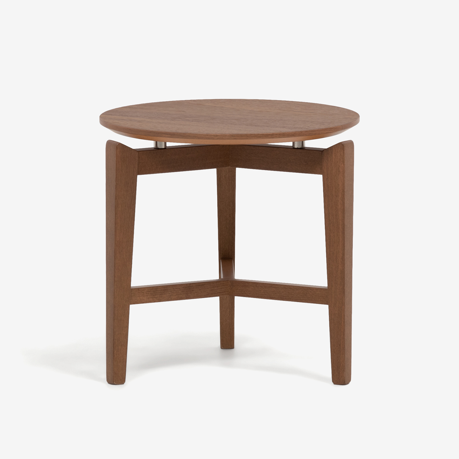 Calligaris（カリガリス）サイドテーブル 「シンボル CS5055-P」丸400 ウォールナット色