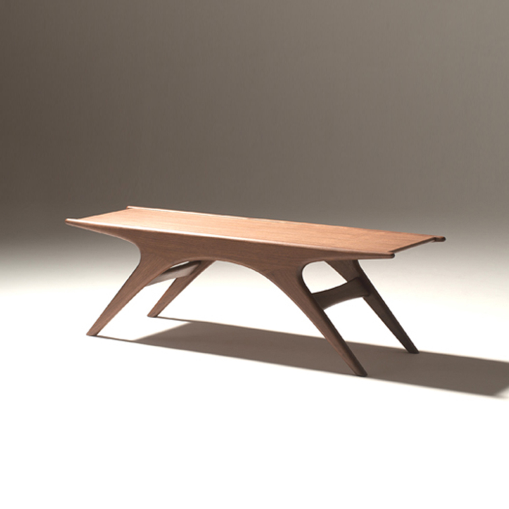 匠工芸　センターテーブル 「クレール」 オイル ウォールナット【受注生産品】