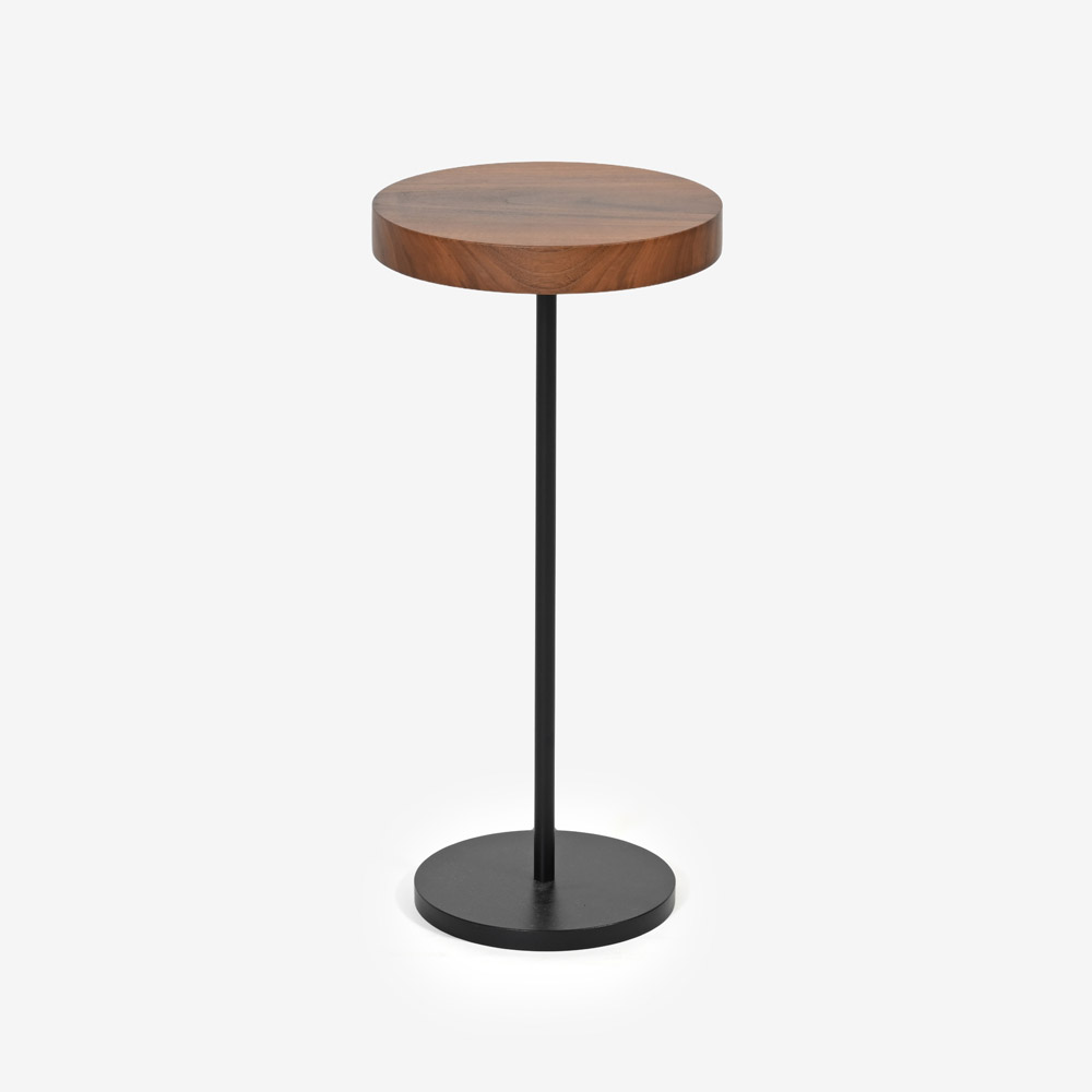 ligne roset(リーン・ロゼ)サイドテーブル「ロゼシャンテレール」丸25cm ウォールナット材【受注生産品】【LIGNE ROSET FAIR 6月28日(日)まで15%OFF】