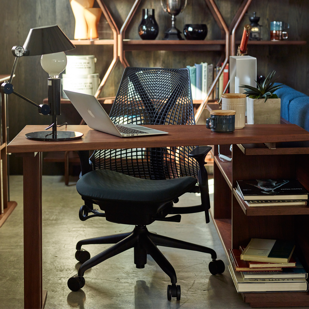 HermanMiller(ハーマンミラー)「セイルチェア」AS1YA23HA N2 BK BB BK BK9119【Home Office Sale 5月31日(日)まで20%OFF】