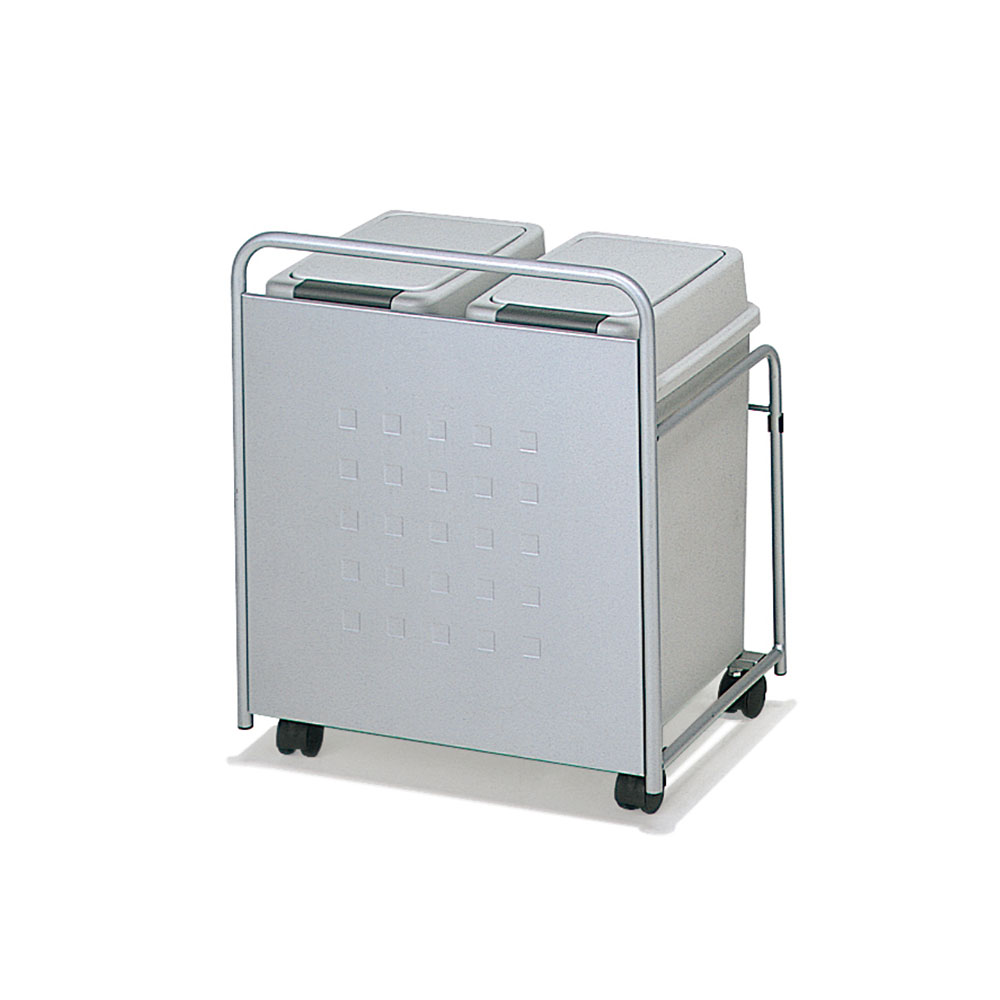 AYANO（綾野製作所）オプションダストボックスワゴン「WG-47W」20L×2個付き【セール対象品のため5%OFF】