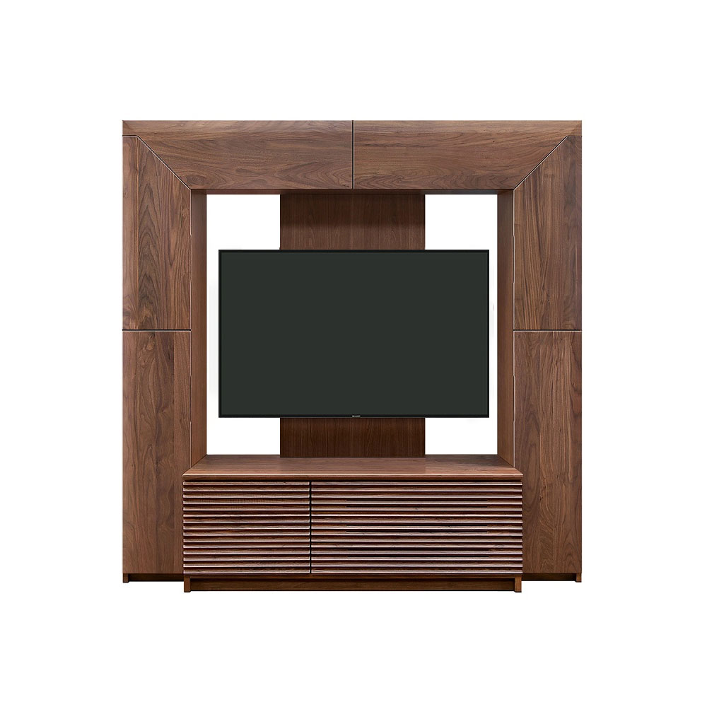 テレビボード「アクロス」ハイタイプ 幅170cm ウォールナット材【セール対象品のため5%OFF】