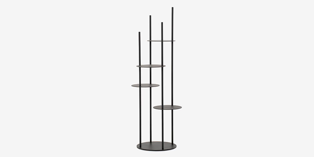 Calligaris（カリガリス）フラワースタンド「サークルズ CS/5107」ブラック色