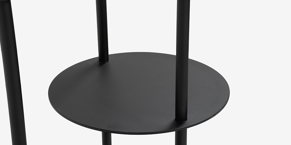 Calligaris（カリガリス）フラワースタンド「サークルズ CS/5107」ブラック色　棚板